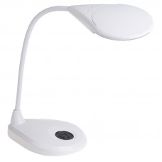 Лупа настольная 3D с подсветкой 3LED, сенсорная регулировка яркости, EXPERT, ø125мм, белая REXANT