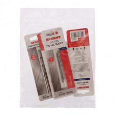 Набор сверл по металлу Слесарь Mini (P6M5) диаметр 3-4-5-6мм (4 шт) REXANT