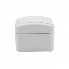 Розетка одноместная (керамика) Mini OG IP54 с/з, о/у, белая KRANZ