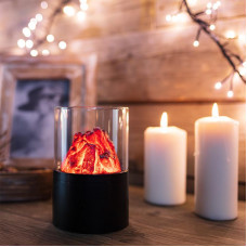 Декоративный светильник Лава Ø 10х16,5 см, батарейки 3хАА (не в комплекте)