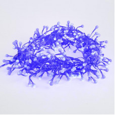 Гирлянда Мишура LED 3 м прозрачный ПВХ, 288 диодов, цвет синий
