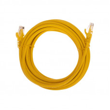 Патч-корд U/UTP, CAT 6, RJ45-RJ45, 26AWG, LSZH, желтый, 5м REXANT