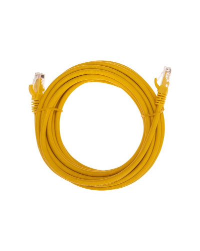 Патч-корд U/UTP, CAT 6, RJ45-RJ45, 26AWG, LSZH, желтый, 5м REXANT