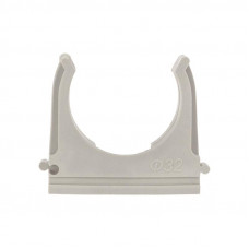 Крепеж-клипса для трубы ø32мм серая (10 шт/уп) REXANT