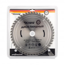 Диск пильный 254 мм х 48 зуб х 32/30 мм KRANZ