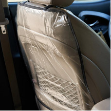 Накидка защитная на спинку переднего сиденья, 60х50см, ПВХ, прозрачная REXANT
