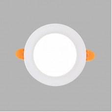 Панель светодиодная встраиваемая круглая 9Вт 230В 6500К 630Лм 118мм белая IP20 LAMPER