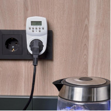 Розетка с электронным таймером недельный 1мин/7дн 20 программ ON/OFF REXANT RX - 31А