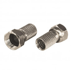 Разъем антенный, штекер F, SAT, с резиновым уплотнителем, 1 шт. PROconnect