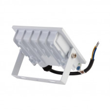 Прожектор светодиодный СДО 30Вт 2400Лм 3000K теплый свет, белый корпус REXANT