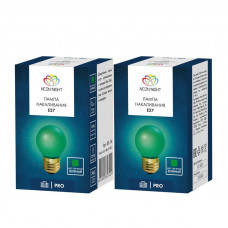 Лампа накаливания, диаметр 45мм, E27, 10Вт, зеленая колба, 230В NEON-NIGHT