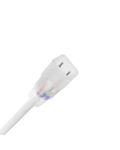 Установочный комплект для светодиодной ленты 220В, SMD 5050, до 100м (шнур питания 4А, заглушка, коннектор)