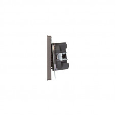 Выключатель ROUND 2 кл 10А с/у титан KRANZ