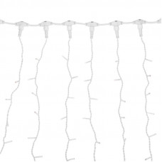 Гирлянда светодиодная Занавес 2х1,5м 360 LED СИНИЙ белый ПВХ IP65 постоянное свечение 230В блок в комплекте NEON-NIGHT