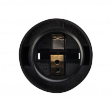 Патрон пластиковый термостойкий подвесной Е27 черный REXANT