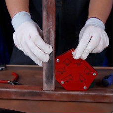 Магнитный угольник-держатель для сварки на 6 углов усилие 22,6 кг REXANT