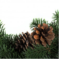 Еловый венок с шишками NEON-NIGHT Ø 45см, Литой