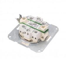 DEA Выключатель (переключатель) 2кл прох. с/у 10А мех. бежевый KRANZ