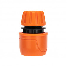 Коннектор для шланга, быстросъемный, 1/2', с аквастопом ЧЕТЫРЕ СЕЗОНА