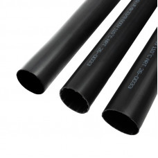 Трубка термоусаживаемая СТТК (3-4:1) среднестенная клеевая 33,0/8,0мм, черная, упаковка 4 шт. по 1м REXANT