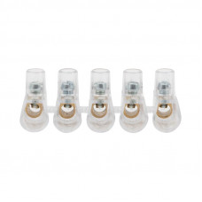 Концевой зажим винтовой изолированный КЗВИ 2,5 мм² (5х1) (20 шт./уп.) REXANT