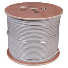 Кабель витая пара U/UTP, CAT 5е, PVC, 10PR, 24AWG, INDOOR, SOLID, серый, 305м, РФ REXANT