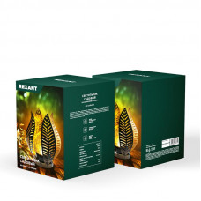 Светильник садовый Шанти, 22см, 3000К, встроенный аккумулятор, солнечная панель, коллекция Бали REXANT