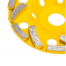 Чашка алмазная шлифовальная, Турбо-сегмент, 125х22,2мм KRANZ