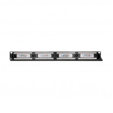 Панель коммутационная с кабельным органайзером 19', 1U, 24 порта, UTP, RJ-45, CAT 5e REXANT PRO