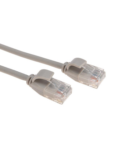 Патч-корд U/UTP, CAT 6A (10G), RJ45-RJ45, 28AWG, LSZH, серый, 0,5м REXANT