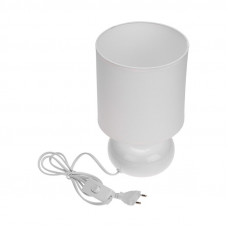 Светильник декоративный настольный Форте, основание белого цвета, белый абажур, цоколь Е27, 60Вт REXANT