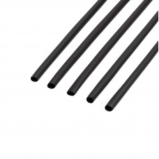 Трубка термоусаживаемая ТУТ нг 6,0/3,0мм, черная, упаковка 50 шт. по 1м REXANT