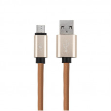 Кабель USB-A – Lightning для Apple, 1А, 1м, в розовой нейлоновой оплетке, плоский, светящиеся разъемы REXANT