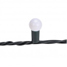 Гирлянда Мультишарики 20м, 200LED, диаметр 15мм, IP44, зеленый провод, свечение мульти (RG/RB), мигание, 230В NEON-NIGHT