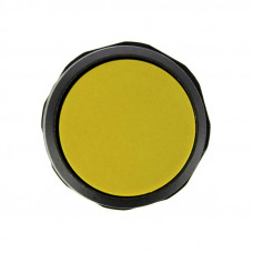 Кнопка EB22 возвратная желтая NO+NC 300 В