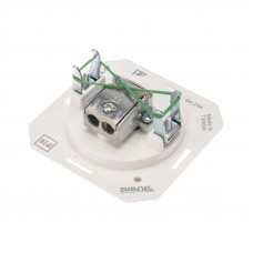 DEA Розетка TV Проходная с/у мех. Бел KRANZ