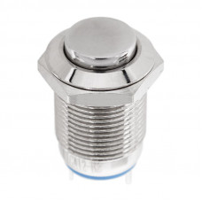 Кнопка антивандальная Ø12 Б/Фикс (2с) OFF-(ON) выпуклая (A12-B2) REXANT (в упак. 1шт.)