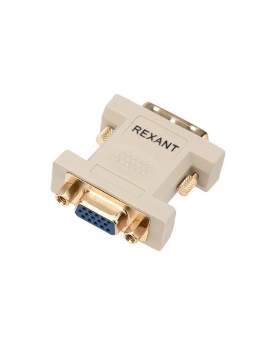 Переходник штекер DVI-I - гнездо VGA REXANT