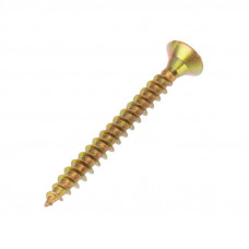 Саморез универсальный 4,0х40 мм, желтый цинк, короб (200 шт/уп) KRANZ