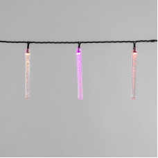 Гирлянда светодиодная Палочки с пузырьками 20 палочек, цвет: мультиколор, 2 метра