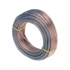 Кабель акустический 2х0,50мм², прозрачный BLUELINE, мини-бухта 20м REXANT