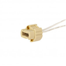 Цоколь «патрон» G9 с проводом 15см, белый, c этикеткой REXANT