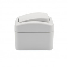 Переключатель проходной Mini OG IP54 о/у, белый KRANZ