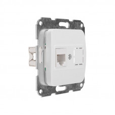 DEA Розетка Компьютер RJ45 с/у мех. Бел KRANZ