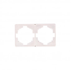 Рамка ROUND 2-постовая перламутр KRANZ
