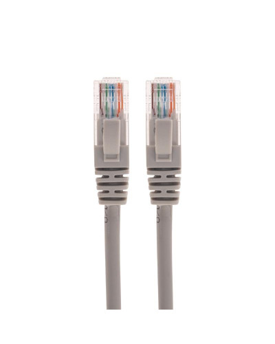 Патч-корд U/UTP, CAT 6, RJ45-RJ45, 26AWG, LSZH, серый, 3м REXANT