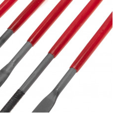 Набор надфилей 160х4мм, обрезиненные рукоятки, 10 шт. KRANZ