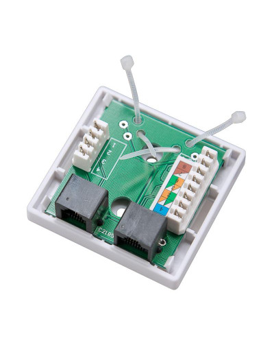 Розетка комбинированная внешняя, UTP RJ-45(8P8C) + RJ-11(6P-4C) REXANT