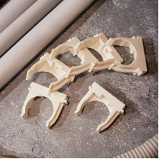 Крепеж-клипса для монтажного пистолета Ø 32 мм, белая (50 шт/уп) REXANT