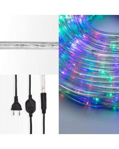Дюралайт LED фиксинг (2W), 24 LED/м, мульти (RYGB), 10 м
